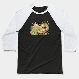 Adorable Dragon Animal Loving Cuddle Embrace Children Kid Tenderness Baseball T-Shirt